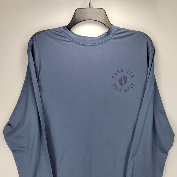 Hang Ten UPF 50+ UV Protection Fishing Boat Beach Athletic Shirt Mens Medium M - Picture 3 of 12